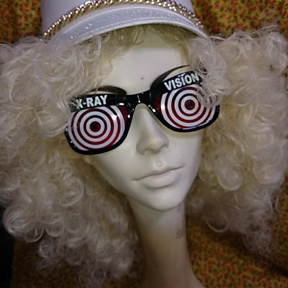 🎉ON SALE!! Novelty X-Ray Vision Sunglasses Kistch Costume Fun - Picture 2 of 7